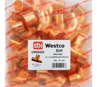 Home Range 2X Westco 28 X 22 X 28mm Reducing Tee Ef26 - Copper End Feed Fitting, Capillary Joint, Durable & Corrosion Resistant