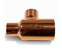 Home Range 2X Westco 35 X 22 X 22mm Reducing Tee Ef27 - Copper End Feed Fitting, Capillary Joint, Strong & Corrosion Resistant