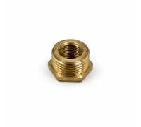 Home Range 5X 1/2" X 1/4" Brass Reducing Bush Bsp Male To Female Threaded Adaptor For Plumbing And Heating