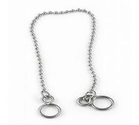 Home Range 5X 12In Chrome Plated Ball Chain With S Hooks - Durable Plug Chain Replacement For Basins And Baths