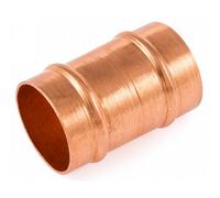 Home Range 5X 15mm Slip Coupling - Straight Copper Pipe Connector - End Feed Sr1S