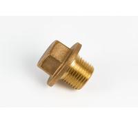 Home Range 5X 3/4" Bsp Brass Flanged Plug - Heavy Duty