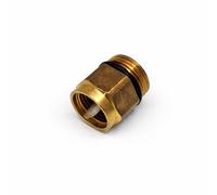 Home Range 5X 3/8" X 1/2" Brass Adaptor With O-Ring Seal For F012 Connections, Bsp Threaded Plumbing Fitting