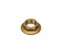 Home Range 5X Brass Backnut With Flange - Bsp Female Fixing Nut For Basin & Sink Taps