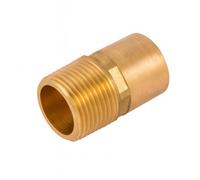 Home Range 5X Westco 15 X 1/2" C X Mi Adaptor Ef3 - Copper To Male Iron Thread Brass Fitting For Secure Plumbing Pipe Connections