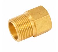 Home Range 5X Westco 15mm X 1/2" Straight Male Connector Co3 - Brass Compression Fitting For Secure Plumbing & Pipe Connections