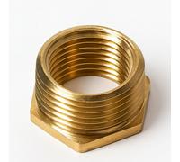 Home Range 5X Westco 3/4" Bspt X 1/2" Bspp Brass Reducing Bush - Male To Female Thread Adapter