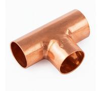 Home Range 5X Westco 8mm Equal Tee Ef24 - Copper End Feed Fitting, Capillary Joint For Hot & Cold Water And Heating Systems