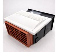 Home Range Black Hole Ventilation Set With External Grille And Duct For Wall Or Cavity Ventilation Installation