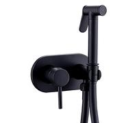 Home Range Black Hot & Cold Brass Bidet Spray Douche Set | Muslim Shattaf