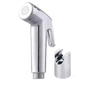 Home Range Chrome Finish Wall-Mounted Douche Sprayer Head | Handheld Press Lever Control Bidet Sprayer with Shower Holder | Bidet Sprays for Personal Hygiene, Pet Washing, Gardening, and More