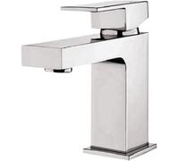 Home Range Chrome Mini Basin Mixer Tap Single Lever Handle (Cloakroom Size) Moderna