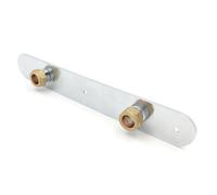 Home Range Chrome Shower Wall Plate - Exposed Fixing Bracket Back Plate For Thermostatic Mixer Bar Valve - Wall Mounted Kit