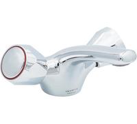 Home Range Clever Araya Mercia Modern Mono Basin Mixer Tap Chrome - Dual Handle Bathroom Sink Mixer With Durable Brass Body