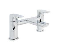 Home Range Clever Chrome Hot & Cold Bath Filler Tap, Matching Pair For Your Bathroom Sink
