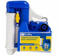 Home Range Dudley Adjustable Turbo 88 Dual Flush Toilet Syphon 1 1/2" Outlet Wras Approved Water Saving Cistern Syphon Replacement