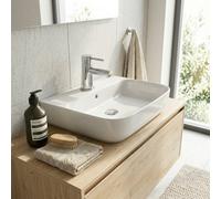 Home Range Ebro Mini Mono Basin Mixer Tap Chrome - Compact Single Lever Bathroom Basin Mixer, Solid Brass Construction