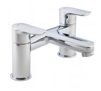 Home Range Elion Bath Filler Tap Chrome - Dual Lever Mixer For Baths, Solid Brass Body, Modern Design, Long Lasting Finish