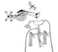 Home Range Emperor Chrome Bathroom Tap Set, Ready-Made Bundle For Your Bathroom Refresh