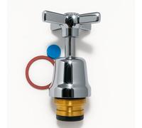 Home Range Hkc15Cp 3/4" Cold Tap Headwork - Compression Valve Replacement With Chrome Cross Handle