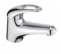 Home Range Izzi Mini Mono Basin Mixer Chrome - Compact Modern Tap, Durable Brass Construction, Smooth Lever Control