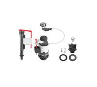 Home Range Jolly Flush Universal Cistern Fittings Pack Bottom Entry Fill Valve & Dual Flush Syphon Complete Toilet Repair Kit