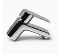 Home Range Napo Mini Mono Basin Mixer Tap Chrome - Compact Single Lever - Brass Body - Includes Fixings