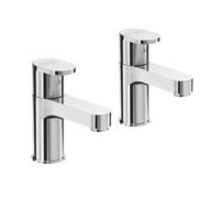 Home Range Strata Blade Heritage Pillar Pillar Tap Chrome - Elevated High-Rise Form