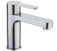 Home Range Strata Chrome Mono Basin Mixer Tap, Modern Single Lever Design With Solid Brass Body