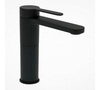 Home Range Strata Elevated Tall Basin Mixer Matt Black - Single Lever, Elevated High-Rise Form