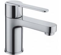Home Range Strata Mini Mono Basin Mixer Chrome - Compact Single Lever Bathroom Tap, Solid Brass Construction With Chrome Finish