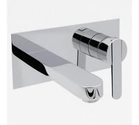 Home Range Strata Wall-Mounted Wall-Mounted Bath Mixer Chrome - Single Lever