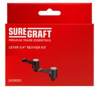 Home Range Suregraft Lever 3/4" Reviver Kit - Replacement Lever Handles For Basin/bath Taps - Hot & Cold Pair