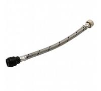 Home Range Uk Wras 15mm X 3/4" X 30Cm X 12mm Push Fit Flexible Tap Connector - Stainless Steel Hose For Hot & Cold Water