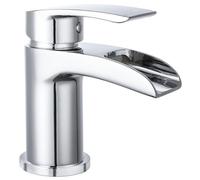 Home Range Waterfall Statement Waterfall Bath Filler Chrome - Single Lever, Cascading Waterfall Spout