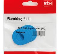 Home Range Westco 1/2" Fibre Pillar Tap Washer (10 Pack) - Durable Fibre Washers For Standard Pillar & Compression Taps