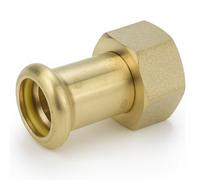 Home Range Westco 15 X 1/2" Press Gas Swivel Coupling - Copper Press X Female Thread Connector (Fi)