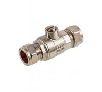 Home Range Westco 15mm Compression Chrome Full Bore Isolating Valve