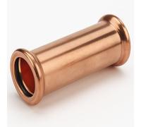 Home Range Westco 15mm Copper Slip Coupling Press Fit Water Pipe Connector - Durable Leak-Free Fitting For Plumbing Installations