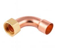 Home Range Westco 15mm X 1/2" Brass Bent Tap Connector Ef63 - Pipe To Tap Fitting