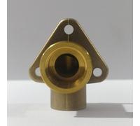 Home Range Westco 15mm X 1/2" Brass Wall Plate Elbow Ef15 - Pipe To Female Thread Fitting