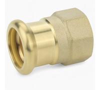 Home Range Westco 15mm X 1/2" Press Gas Coupling - Copper To Female Iron Adaptor For Gas Pipework
