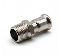 Home Range Westco 15mm X 1/2" Stainless Steel Press Fit Coupling Cxmi - Male Thread Water Fitting For Pipe Connection
