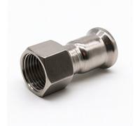 Home Range Westco 15mm X 1/2'' Stainless Steel Press X Female Thread Coupling - Water & Heating Adapter Fitting