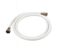Home Range Westco 15mm X 1/2" X 1M Nylon Flexible Tap Connector - Long 1 Metre Braided Nylon Flexi Hose With Brass Fittings For Taps, Basins