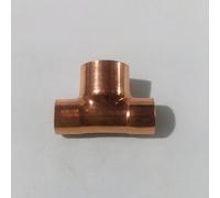 Home Range Westco 15mm X 15mm X 22mm Copper Reducing Tee Ef28 - Pipe Branch Fitting
