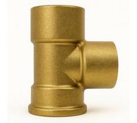 Home Range Westco 22 X 1/2" X 22mm Dzr Fi Tee Ef29R - Brass End Feed Fitting, Female Iron Branch, Corrosion Resistant