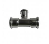 Home Range Westco 22 X 22 X 15mm Stainless Steel Reducing Tee - Press Water Fitting Wras Approved
