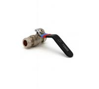 Home Range Westco 22mm C X C Lever Ball Valve - Black Handle