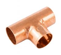 Home Range Westco 22mm Copper Equal Tee Ef24 - Pipe Branch Fitting